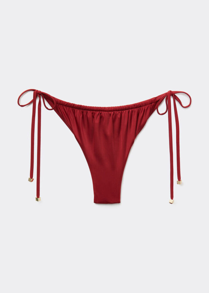 Slipuri de bikini braziliene din satin Slipuri de bikini braziliene din satin