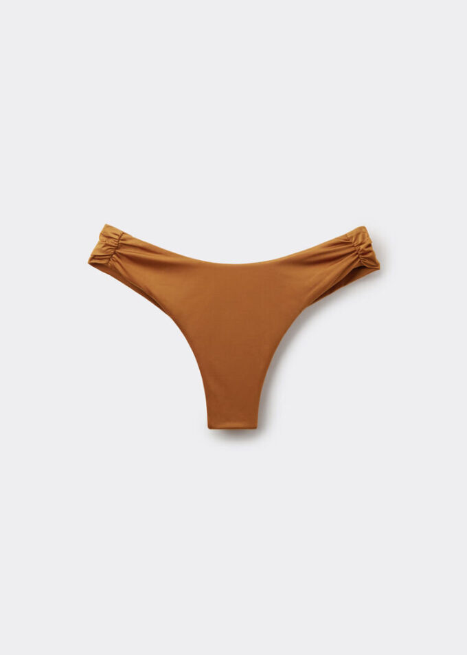 Slipuri de bikini braziliene din satin lucios Slipuri de bikini braziliene din satin lucios
