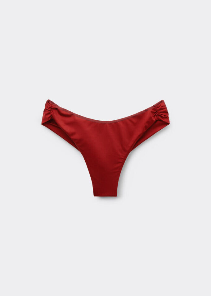 Slipuri de bikini braziliene din satin lucios Slipuri de bikini braziliene din satin lucios
