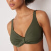 Sutien de baie clasic în formă de topuri triunghi, model Premium Sculpt