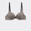 Sutien de baie cu topuri push-up cu dungi aurii Sutien de baie cu topuri push-up cu dungi aurii
