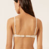 Sutien de baie Topuri push-up din satin lucios Sutien de baie Topuri push-up din satin lucios