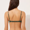 Sutien de baie Topuri push-up din satin lucios Sutien de baie Topuri push-up din satin lucios
