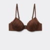 Sutien de baie Topuri push-up din satin lucios Sutien de baie Topuri push-up din satin lucios