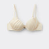 Sutien de baie Topuri push-up din satin lucios Sutien de baie Topuri push-up din satin lucios