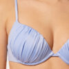 Sutien de baie Topuri push-up din satin lucios Sutien de baie Topuri push-up din satin lucios