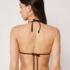 Sutien de baie Topuri triunghi Brown Glitter Sutien de baie Topuri triunghi Brown Glitter