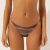 Tanga cu model Chevron auriu Tanga cu model Chevron auriu
