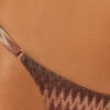 Tanga cu model Chevron auriu Tanga cu model Chevron auriu