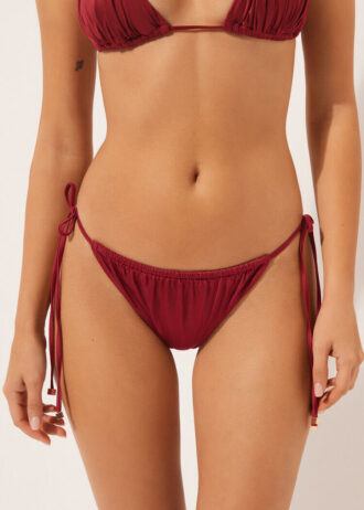 Tanga de baie din satin lucios