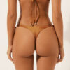 Tanga de baie din satin lucios