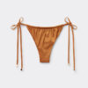 Tanga de baie din satin lucios