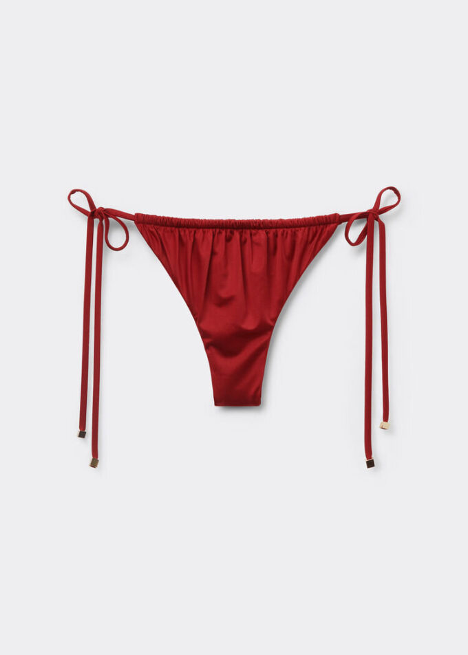 Tanga de baie din satin lucios Tanga de baie din satin lucios