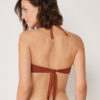 Top de bikini triunghiular cu cupe căptușite, croială premium Top de bikini triunghiular cu cupe căptușite, croială premium