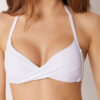 Top de bikini triunghiular cu cupe căptușite, croială premium Top de bikini triunghiular cu cupe căptușite, croială premium