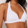 Top de bikini triunghiular cu cupe căptușite, croială premium Top de bikini triunghiular cu cupe căptușite, croială premium