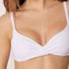 Top de bikini triunghiular cu cupe căptușite, croială premium Top de bikini triunghiular cu cupe căptușite, croială premium