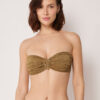 Top de costum de baie bandeau cu strălucire sofisticată