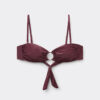 Top de costum de baie bandeau Golden Glow