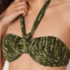 Top de costum de baie bandeau Natural Tie-Dye