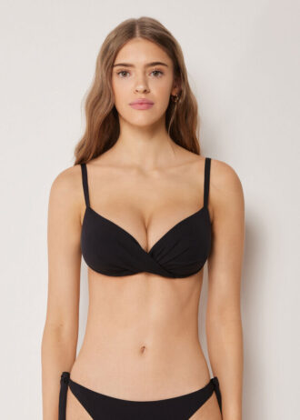 Top de costum de baie Super Push-Up, croială premium