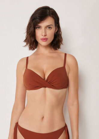 Top de costum de baie Super Push-Up, croială premium