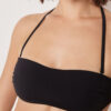 Top de costum de baie tip bandeau, croială premium