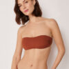 Top de costum de baie tip bandeau, croială premium