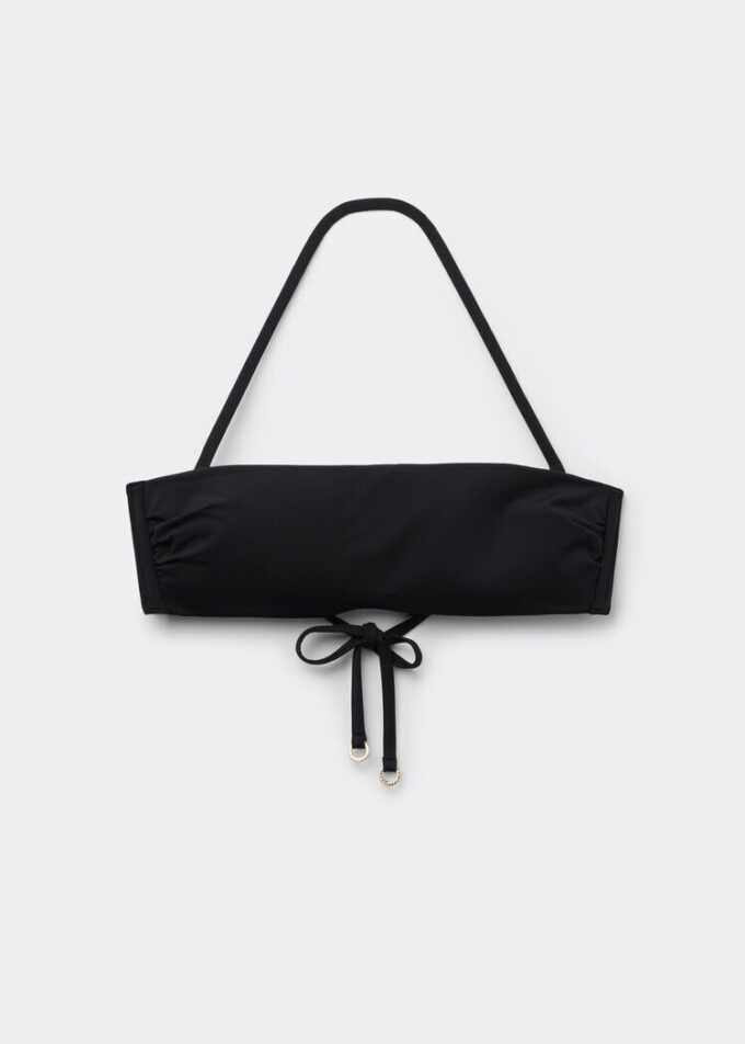 Top de costum de baie tip bandeau, croială premium