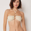Top de costum de baie tip bandeau Wild Jungle