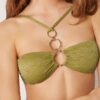 Top de costum de baie tip bandeau Wild Jungle
