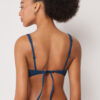 Top de costum de baie Topuri balconette Crinkle Waves Top de costum de baie Topuri balconette Crinkle Waves