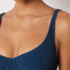 Top de costum de baie Topuri balconette Crinkle Waves Top de costum de baie Topuri balconette Crinkle Waves