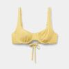 Top de costum de baie Topuri balconette Crinkle Waves Top de costum de baie Topuri balconette Crinkle Waves