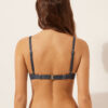 Top de costum de baie Topuri push-up Glowing Python Top de costum de baie Topuri push-up Glowing Python