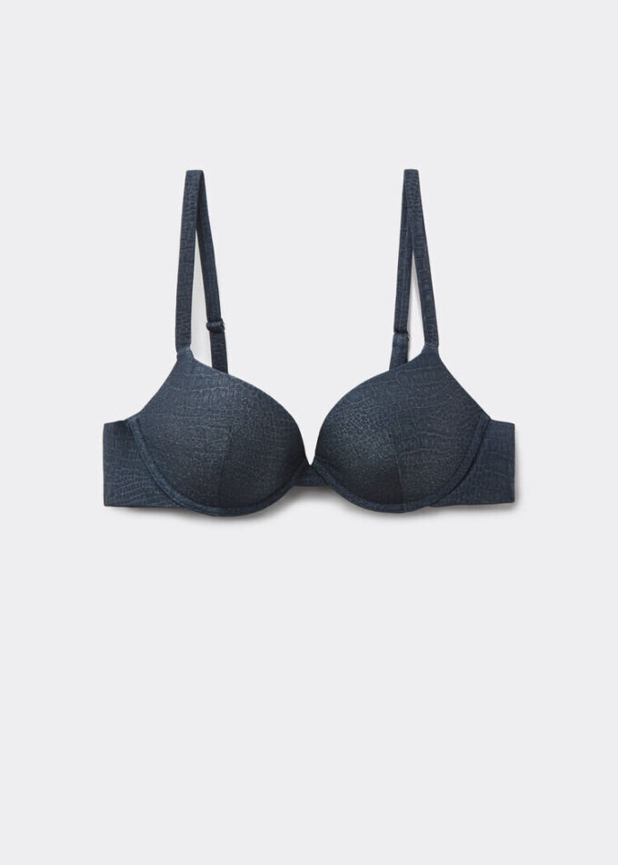 Top de costum de baie Topuri push-up Glowing Python Top de costum de baie Topuri push-up Glowing Python