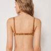 Topuri de bikini push-up cu pernițe din satin lucios Topuri de bikini push-up cu pernițe din satin lucios
