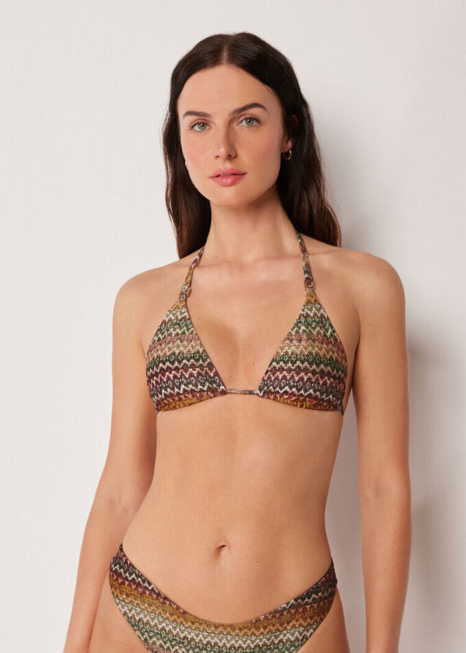 Topuri triunghi de costum de baie Elegant Ethnic Topuri triunghi de costum de baie Elegant Ethnic