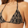 Topuri triunghi de costum de baie Golden Ethnic